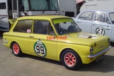 PHOTO  SILVERSTONE CLASSIC 25-07-08 A TIDY LITTLE HILLMAN IMP - THE PINK WHEELS