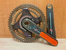 NOS Campagnolo Carbon SRM PM7 crank set crankset 175 53/39 -11s power meter