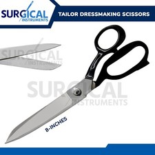 Tailor Scissors 8” Sewing Dressmaking Upholstery Fabric cutting Taylor Shear