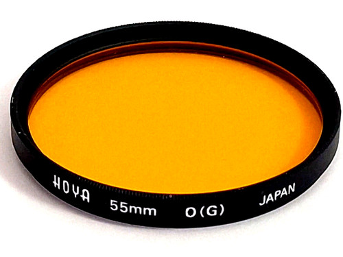 Hoya 55mm orange lens - (g) ,