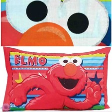 Elmo PC. Pillowcase Printed Stars & Stripes. Sesame Street Kids