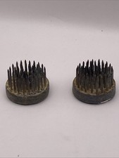 Vintage STAYPUT Heavy Metal Flower Frogs X2, Ikebana, Flower Arrangements