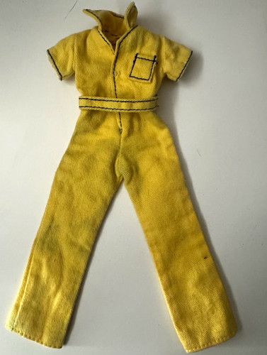 Sindy doll yellow jumpsuit - yellow,