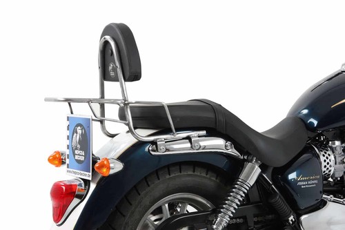 Chrome sissy bar with - , for