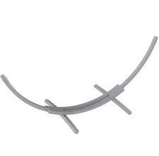 Wooden Hammock Stand Universal Fit Garden Picnic Camp Accessories 3.25m Grey New