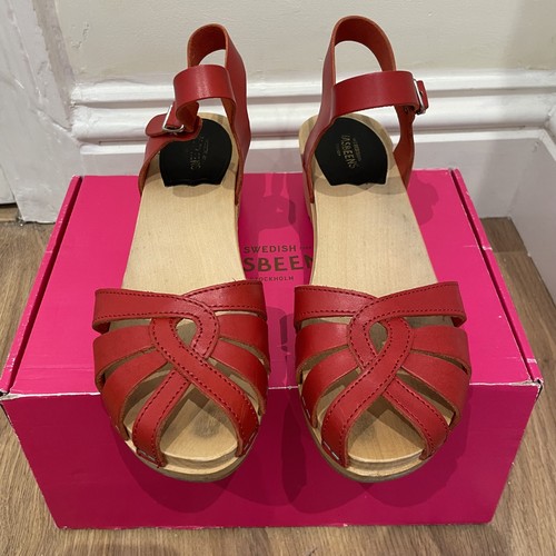 Sweedish hasbeens red - hasbeens, clog