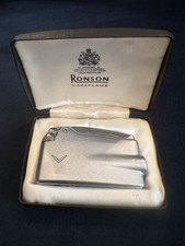 Vintage Ronson Varaflame lighter 1960s. Original box