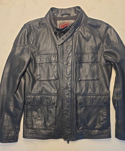 Superdry men leather jacket - superdry, men's
