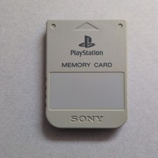 PS1 Memory Card Grey Official