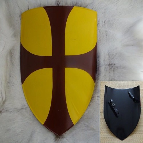 Medieval knights steel heater - medieval,