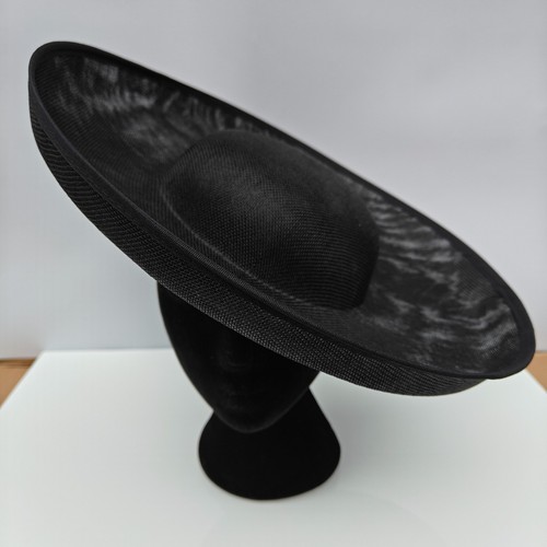 Black large wide brim - large,