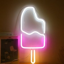 LED Neon Sign Light Moon Night