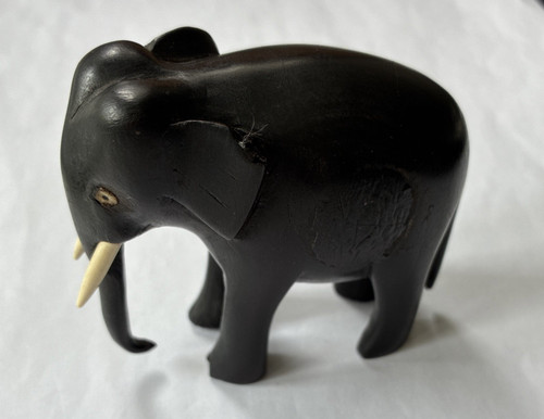 Vintage small black wooden - vintage,