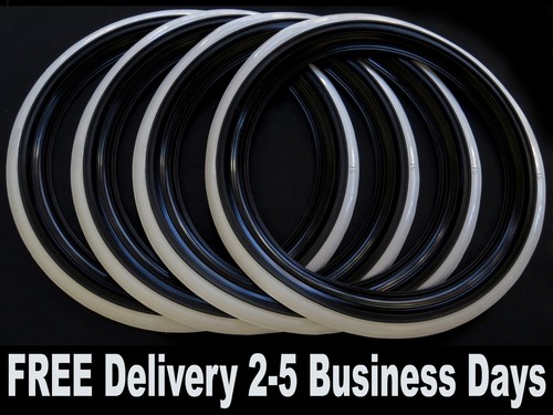 Black white wall tyre - 4x,