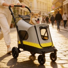 Medium Large Dog Stroller Easy