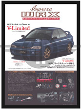 Subaru Impreza Poster WRX STi