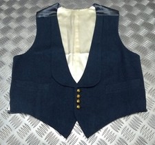 RAF Vintage Mess Dress Officers Waistcoat Queens Crown British Air Force 1961