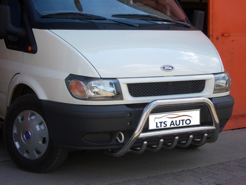 Ford transit chrome bull bar - chrome,