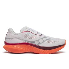 Men's Saucony Kinvara 15, White/Pepper, 7 D Medium US