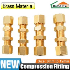 Brass Compression Bulkhead
