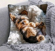 YORKSHIRE TERRIER Puppy Dog Cushion Covers Decorative cushions Yorkie Dogs cover