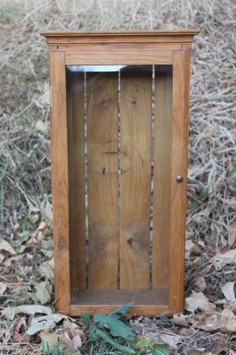 Small oak display case - small,