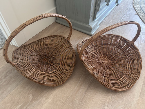 Set brown wicker oval - set,
