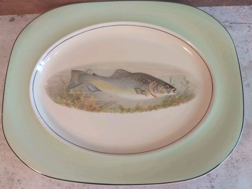 Vtg woods ivory ware fish - ivory,