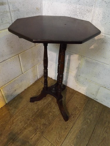 Edwardian solid mahogany tilt - solid,