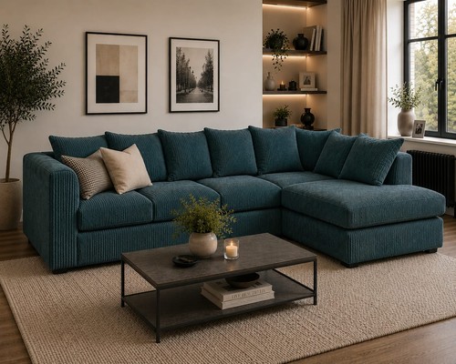 Xxl jumbocord corner sofa - jumbocord,