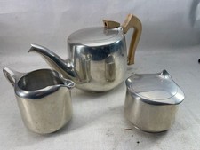 Picquot ware Teapot Sugar Bowl