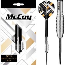 Tungsten Darts Set 21g 23g 25g grams 90% McCoy Extra Natural Silver