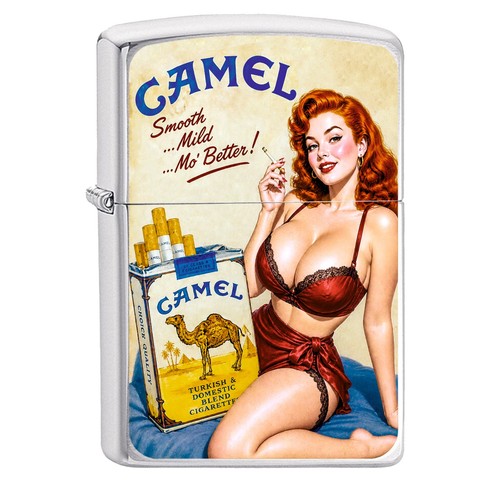 Camel zippo anime girl - camel,