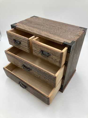 Japanese wooden drawer chest - japanese,