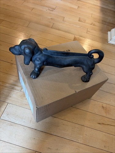 Antique cast iron dachshund - antique,