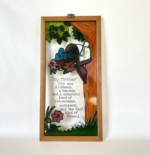Stained art glass hanging - art,