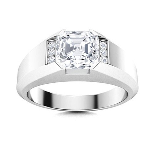 Solid 950 platinum - 950, diamond