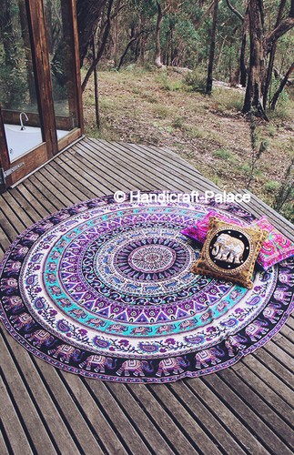 Round indian elephant - round,