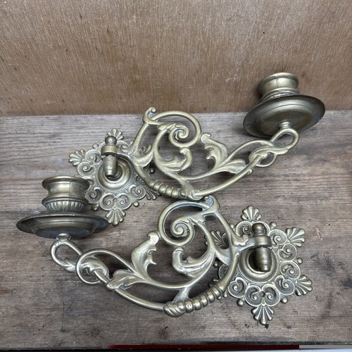 Vintage brass sconce - vintage,