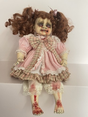 Ooak creepy horror doll - creepy,