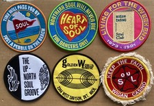 NORTHERN SOUL 6 PATCHES