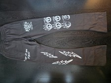 FashionNova Men Faded Youth flared sweatpants in brown