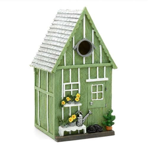 Wooden bird house hanging - bird,