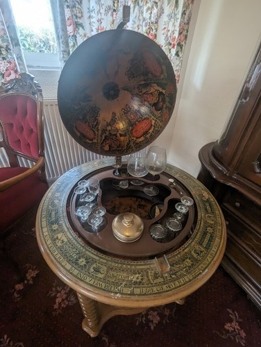 Vintage drinks globe antique - drinks, globe.