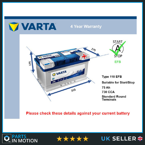 Efb battery fits - battery,