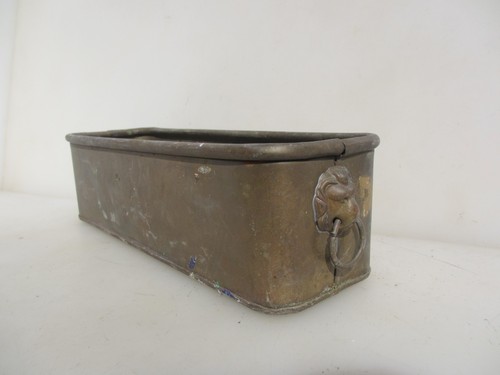 Vintage brass trough - trough, tub