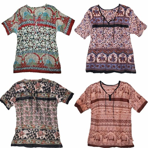 Indian ethnic top cotton women - top,