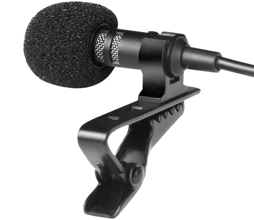 Tie clip lapel mic - tie, lavalier