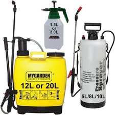 Knapsack Garden Pressure Sprayer Backpack Hand Spray Bottle Weed Killer Chemical