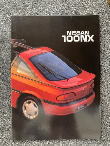 Nissan 100nx brochure uk - 100nx, brochure,
